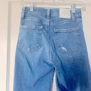 Paige Atley Ankle Flare Jeans Size 25